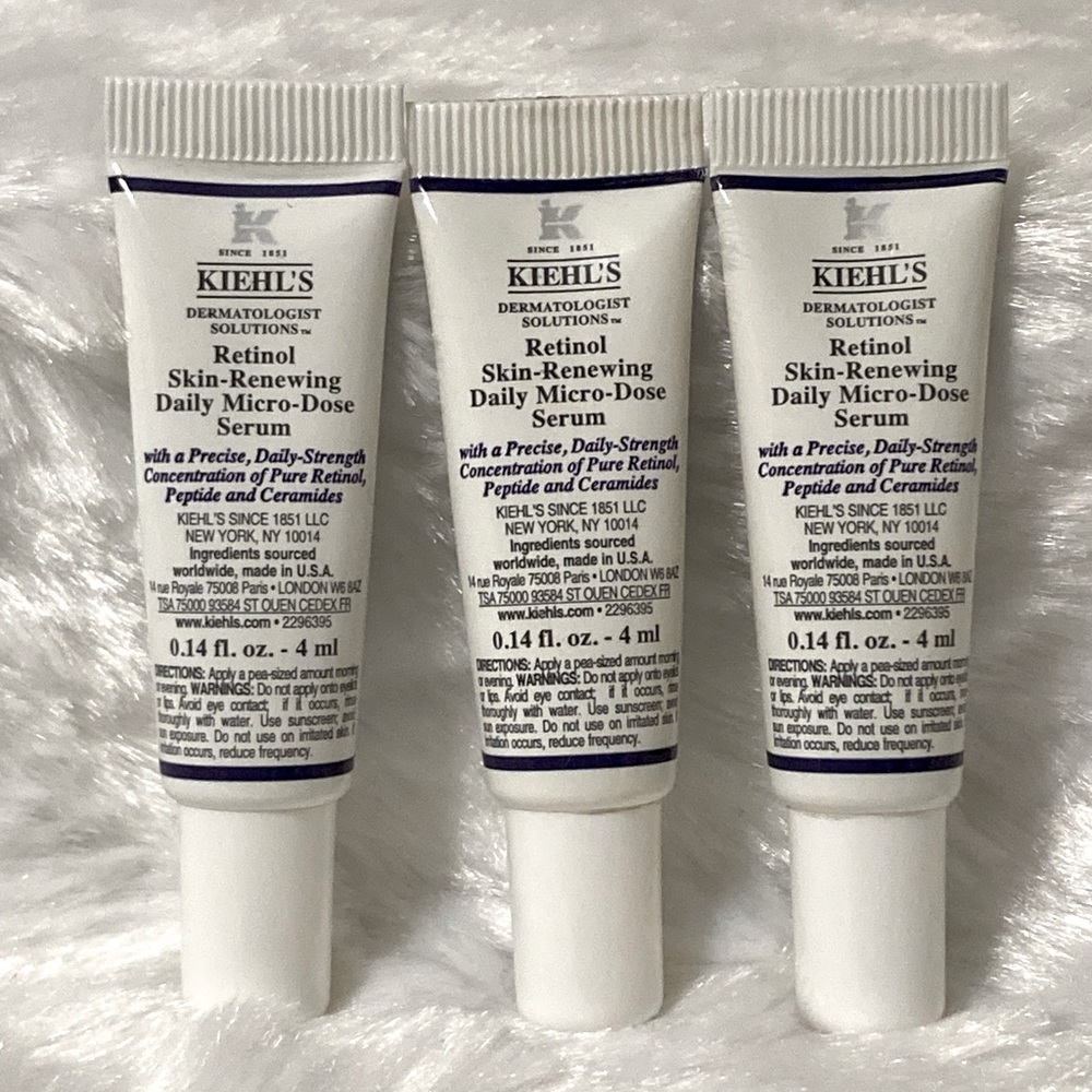 3 Kiehl’s Retinol Skin-Renewing Daily Micro-Dose Serums